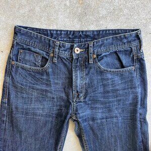 Buffalo David Bitton Men’s Blue Denim Jeans 30x32 Straight Fit Medium Wash